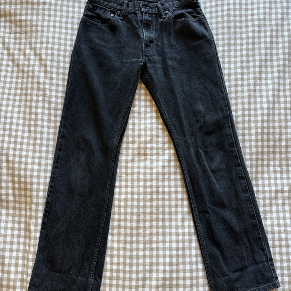 Levi's 505 Men's black Straight Jeans
